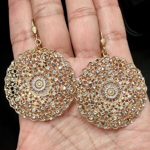 Brand New Catherine Popesco Lazy Medallion Earings